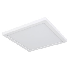 Stropní svítidlo, plast bílý, plast bílý, změna barvy světla přepínačem, fixace barvy, DxŠxV: 29x29x1,5cm, včetně LED 24W 230V, 2500lm zdroj, 2100lm výstup, změna barvy světla 3000/4000/6500K