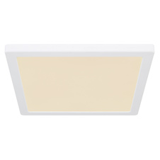 Stropní svítidlo, plast bílý, plast bílý, změna barvy světla přepínačem, fixace barvy, DxŠxV: 29x29x1,5cm, včetně LED 24W 230V, 2500lm zdroj, 2100lm výstup, změna barvy světla 3000/4000/6500K