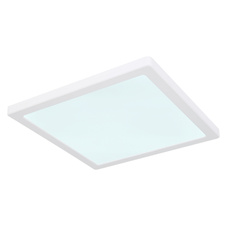 Stropní svítidlo, plast bílý, plast bílý, změna barvy světla přepínačem, fixace barvy, DxŠxV: 29x29x1,5cm, včetně LED 24W 230V, 2500lm zdroj, 2100lm výstup, změna barvy světla 3000/4000/6500K