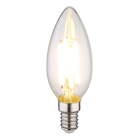 LED žárovka, sklo průhledné, Ø3,5cm, V:9,8cm, E14 6W 230V, 800lm zdroj, 800lm výstup, 3000K