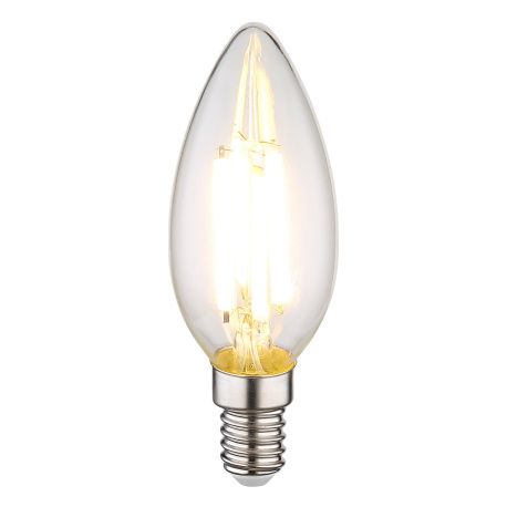 LED žárovka, sklo průhledné, Ø3,5cm, V:9,8cm, E14 6W 230V, 800lm zdroj, 800lm výstup, 3000K