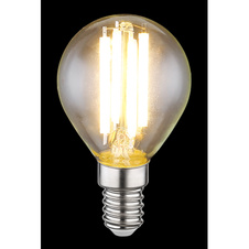 LED žárovka, sklo průhledné, Ø4,5cm, V:7,8cm, E14 6W 230V, 800lm zdroj, 800lm výstup, 3000K