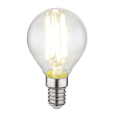 LED žárovka, sklo průhledné, Ø4,5cm, V:7,8cm, E14 6W 230V, 800lm zdroj, 800lm výstup, 4000K