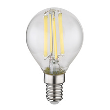 LED žárovka, sklo průhledné, Ø4,5cm, V:7,8cm, E14 6W 230V, 800lm zdroj, 800lm výstup, 4000K