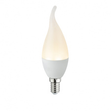 LED žárovka, hliník, plast opál, 2 ks v balení, Ø37, V:125, 2xE14 LED 3W 230V, 250lm, 3000K.