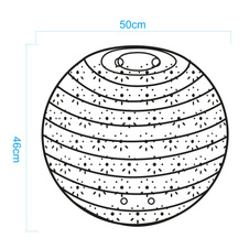 Závěsné svítidlo, papír, bílá, s dekorativním děrováním. Prodává se bez závěsu. Doporučujeme k lustru objednat závěs Globo Suspension A3. Ø50cm, V:46cm, bez žárovky 1xE27, max. 60W 230V.