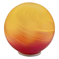 90206-Stolní lampa MILAGRO - červeno-oranžová
