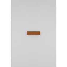 Nástěnné svítidlo, kov v barvě imitující dřevo, akryl, opál bílý, svítí nahoru a dolů, vypínač, ŠxV: 30x8cm, H:5cm, včetně 1xLED 12W 230V, 1400lm zdroj, 450lm výstup, 3000K