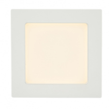 Stropní svítidlo, plast bílý, plast opál, DxŠxV:172x172x35, včetně 1xLED 12W 230V, 1000lm, 3000K.