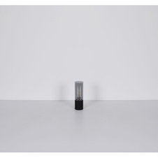Závěsné svítidlo, kov černý, kouřové sklo, kov černý, textilní černý kabel, Ø9cm, V:153cm, bez žárovky 1xE27, max. 25W 230V