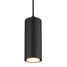Závěsné svítidlo kov černý matný, MDF, imitace tmavého dřeva, kabel PVC černý, DxŠxV:90x90x1200mm, bez 1x GU10 35W 230V