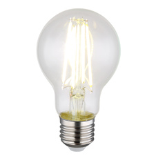 LED žárovka, sklo průhledné, Ø:60mm, V:106mm, patice 1xE27, LED 7W 230V, 806lm zdroj, 806lm Výstup, 4000K