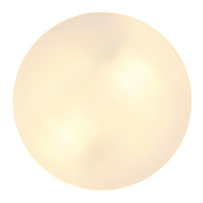 Venkovní svítidlo hliník černý matný, sklo bílé, IP44, Ø:240mm, V:65mm, bez žárovek 2xE27 ILLU 60W 230V