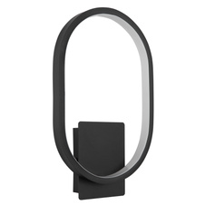 Venkovní svítidlo kov černý matný, hliník černý matný, plast bílý, IP44, DxŠxV:200x320x50mm, včetně LED 11W 230V, 1220lm zdroj, 450lm výstup, 3000K