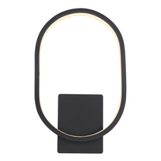 Venkovní svítidlo kov černý matný, hliník černý matný, plast bílý, IP44, DxŠxV:200x320x50mm, včetně LED 11W 230V, 1220lm zdroj, 450lm výstup, 3000K