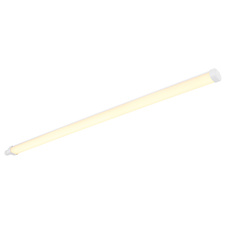 Svítidlo pod linku plastové bílé, plast opál, IP65, včetně 2 upevňovacích svorek, připojení zvenčí, DxŠxV:1150x53x37mm, včetně LED 30W 230V, 3800lm zdroj, 3300lm výstup, 3000K