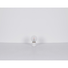 Stolní lampa, kov černý matný, sklo kouřové, kolébkový vypínač na kabelu, Ø:150mm, V:245mm, délka kabelu 1500mm, bez žárovky 1xE14, 25W 230V