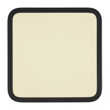 Stropní svítidlo kov černý matný, akryl bílý, stmívatelné, několik úrovní pomocí nástěnného spínače, RGB duhový efekt, paměťová funkce, dálkové ovládání, DxŠxV:355x355x70mm, LED 40W+5W RGB 230V, 425-4250lm zdroj, 200-2000lm výstup, CCT2700- 6500K