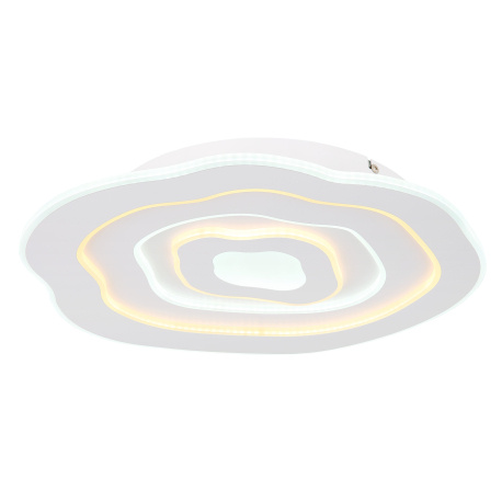Stropní svítidlo kovové bílé matné, akryl bílý, DxŠxV:480x430x60mm, LED 24W 230V, 3000lm zdroj, 2000lm výstup, kombinovaná teplota světla 3000K a 6500K není přepínatelná