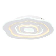 Stropní svítidlo kovové bílé matné, akryl bílý, DxŠxV:480x430x60mm, LED 24W 230V, 3000lm zdroj, 2000lm výstup, kombinovaná teplota světla 3000K a 6500K není přepínatelná
