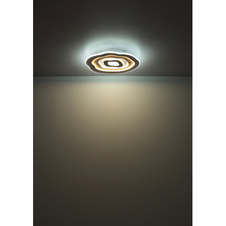 Stropní svítidlo kovové bílé matné, akryl bílý, DxŠxV:480x430x60mm, LED 24W 230V, 3000lm zdroj, 2000lm výstup, kombinovaná teplota světla 3000K a 6500K není přepínatelná