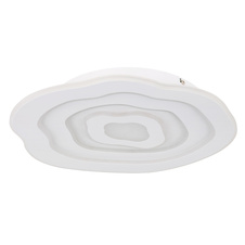 Stropní svítidlo kovové bílé matné, akryl bílý, DxŠxV:480x430x60mm, LED 24W 230V, 3000lm zdroj, 2000lm výstup, kombinovaná teplota světla 3000K a 6500K není přepínatelná