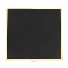 Nástěnné svítidlo kov černý matný, akryl bílý, plast čirý, ŠxV:200x200mm, H:50mm, LED 12W 230V, 1600lm zdroj, 850lm výstup, 3000K