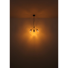 Nástěnné svítidlo kov černý matný, sklo kouřové, kov imitace dřeva, směr světla: dolů, ŠxV:80x175mm, H:220mm, bez žárovky 1xE14 25W 230V