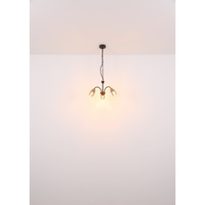 Nástěnné svítidlo kov černý matný, sklo kouřové, kov imitace dřeva, směr světla: dolů, ŠxV:80x175mm, H:220mm, bez žárovky 1xE14 25W 230V