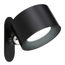 Nabíjecí stolní lampa kov černý, dotykový stmívač, paměťová funkce, bez adaptéru, bat CR18650 1200mAh 5V, možnost montáže: 1-jako baterka, 2-jako stolní lampa, 3-s klipem, 4-montáž na zeď, DxŠxV:130-120-350mm, LED 4,5W 5V, 120lm výkon, CCT 3000-4000-