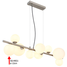 Náhradní sklo opál, Ø 12cm pro 56140-13H, 56140-2W, 56140-3W, 56140-4D, 56140-4T, 56140-6S, 56140-9D, 56140-9H