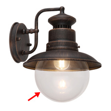 Náhradní sklo čiré pro 3272R, 3272S, 3272W