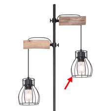 Kovové stínítko pro 15326-2SN, 15326-2SNB, 15326-3N, 15326-3NB, 15326-4D, 15326-4H, 15326-4N, 15326-5N, 15326-5NB, 15326NW, 15326NWB, 15326TN, 15326TNB