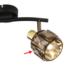 Náhradní skleněné krystaly hnědé, černé pro 54357-1B, 54357-2B, 54357-3B, 54357-4B, 54357-5B