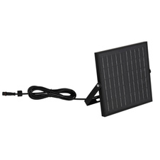 Solární svítidlo, plast, hliník, kov černý, sklo průhledné, stmívání, časovač, nastavitelné, dálkové ovládání, aku. 10000mAh 3.2V, IP65, ŠV:243x254mm, H:140mm, kabel 3000mm, solar. panel: 20x30cm, LED 6.5W 3.2V, 800lm zdroj, 800lm výstup, 3000K