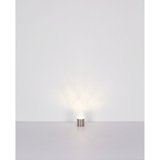 Nabíjecí stolní lampa, kov mosaz, akryl čirý, kabel PVC černý, dotykové zapnutí/vypnutí, stmívatelné, plynulé dotykové stmívání, fixace barev, USB-A 2.0 - USB-C, aku CR18650 1800mAh 3,7V, ø:80mm ,V:190mm, LED 2,5W 5V 185lm 2700/6500/4000K