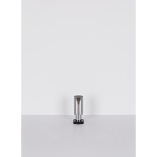 Stolní svítidlo, kov černý, sklo kouřové barvy, kabel PVC černý, kolébkový vypínač na kabelu, ø:110mm, V:270mm, délka kabelu 1500mm, bez žárovky 1xE27, max. 25W 230V