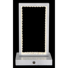 Nabíjecí stolní lampa, hliník, akryl, černý PVC kabel, dotykové zapnutí/vypnutí, plynulý dotykový stmívač, aku CR18650 1800mAh 3,7V, doba nabíjení cca 4 hod., DxŠxV :140x75x230mm, délka kabelu 1200mm, LED 3W 230V 120lm 2700/6500/4000K