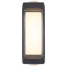 Venkovní svítidlo, hliník antracit matný, akryl transparentní, plast bílý, IP54, ŠxV:75x187mm, H:82mm, včetně LED 12W 230V, zdroj 1350lm, výstup 1093lm, 3000K