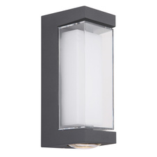 Venkovní svítidlo, hliník antracit matný, akryl transparentní, plast bílý, IP54, ŠxV:75x187mm, H:82mm, včetně LED 12W 230V, zdroj 1350lm, výstup 1093lm, 3000K