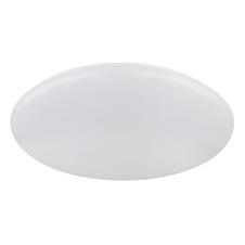 Stropní svítidlo, kov bílý, akryl bílý, ø:495mm, V:90mm, včetně LED 24W 230V, zdroj 2500lm, výstup 2000lm, 3000K