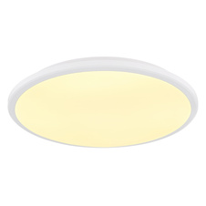 Stropní svítidlo, plast bílý, ø:350mm, V:55mm, včetně LED 18W 230V, zdroj 2050lm, výstup 950lm, 3000K