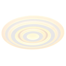 Stropní svítidlo, kov bílý, akryl bílý, ø:490mm, V:50mm, včetně LED 40W 230V, zdroj 5200lm, výstup 3300lm, 3000K