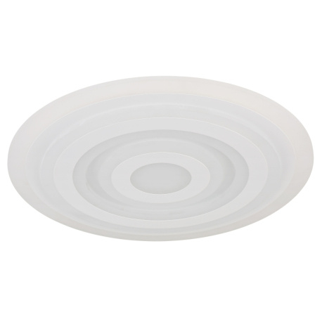 Stropní svítidlo, kov bílý, akryl bílý, ø:490mm, V:50mm, včetně LED 40W 230V, zdroj 5200lm, výstup 3300lm, 3000K