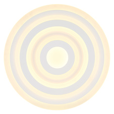 Stropní svítidlo, kov bílý, akryl bílý, ø:490mm, V:50mm, včetně LED 40W 230V, zdroj 5200lm, výstup 3300lm, 3000K
