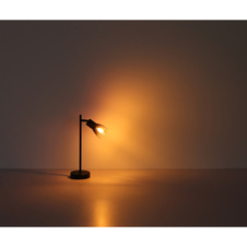 Závěsné svítidlo, kov černý, sklo kouřové a průhledné, kabel PVC černý, možnost zkrácení výšky, DxŠxV:520x72x1200mm, bez žárovek 4xE14, max. 25W 230V