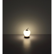 Nabíjecí stolní lampa, hnědý matný kov, plast bílý, černý PVC kabel, dotykové zapnutí/vypnutí, stmívatelné, plynulé dotykové stmívání, aku CR18650 1200mAh 3,7V, doba nabíjení cca 3 hod., ø:120mm, V:165mm, LED 2W 230V 90lm 2700/6500/4000K
