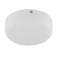 Stropní svítidlo, plast bílý, ø:120mm, V:45mm, včetně LED 8W 230V, zdroj 870lm, výstup 600lm, 4000K.