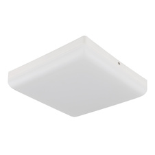 Stropní svítidlo, plast bílý, DxŠxV:220x220x50mm, včetně LED 12W 230V, zdroj 1430lm, výstup 780lm, 4000K.