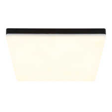 Stropní svítidlo, plast černý, plast bílý, DxŠxV:300x300x50mm, včetně LED 18W 230V, zdroj 2000lm, výstup 1000lm, 4000K.